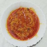 sev tameta in white color bowl.