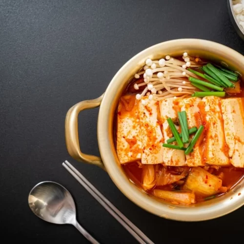 mushroom kimchi jjigae